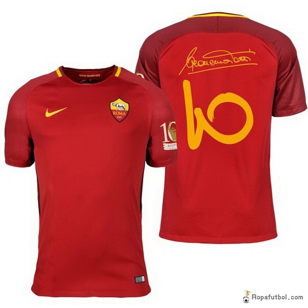 Camiseta As Roma Replica Primera Ropa Totti 10 2017/18